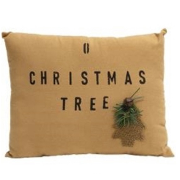 *O Christmas Tree Primitive Pillow - Picture 11 of 13